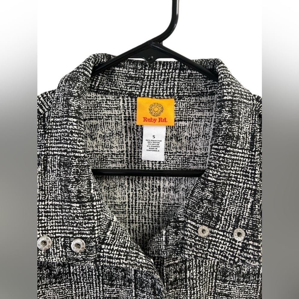 Ruby Rd black and white jacket - Picture 2 of 6